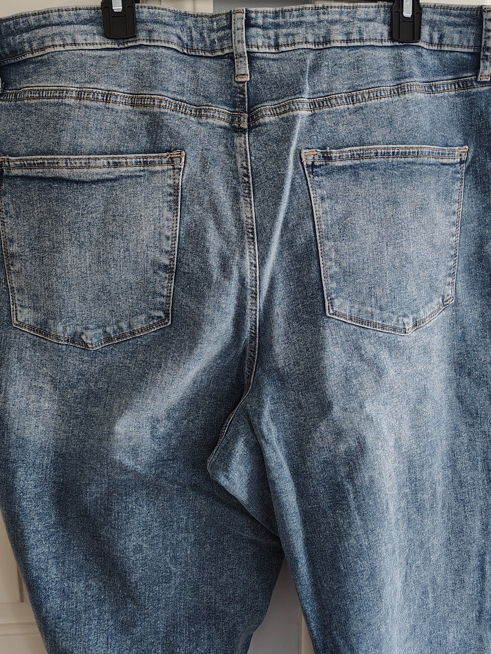 SONOMA Women's Plus Blue High-Rise Straight Jeans 20W - Picture 5 of 10